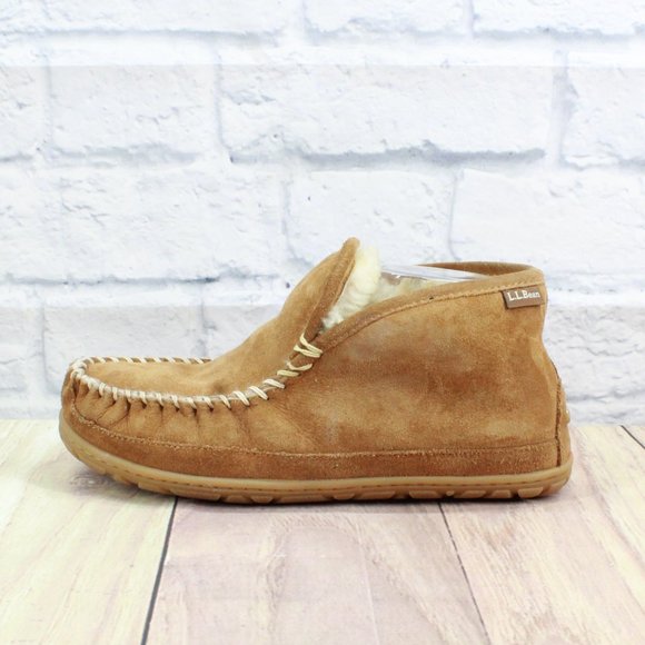 L.L. Bean Shoes - LL BEAN Shearling Lined Wicked Good Bootie Slippers Size 9 M